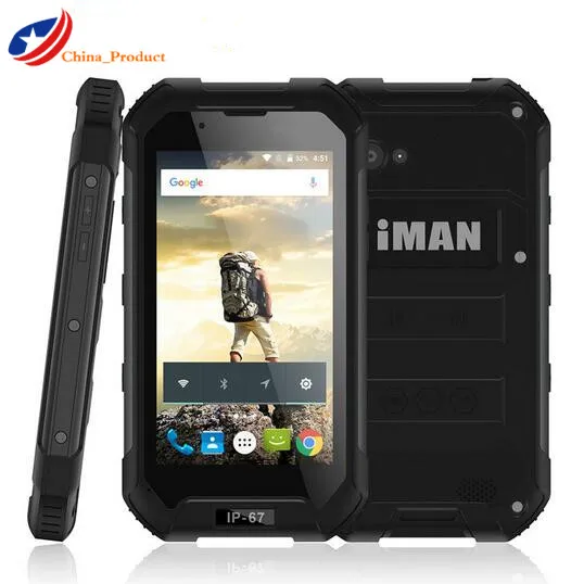 iMAN X5 IP67 Waterproof Mobile Phone 4 5 inch MTK6580 Quad Core Android 5 1 1