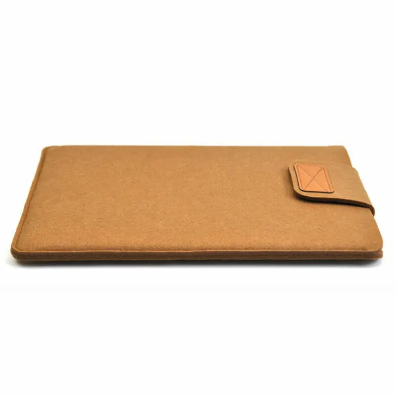 Мягкий войлочный ультрабук ноутбук рукав удар чехол Обложка сумка для Macbook Air - Цвет: CAMEL