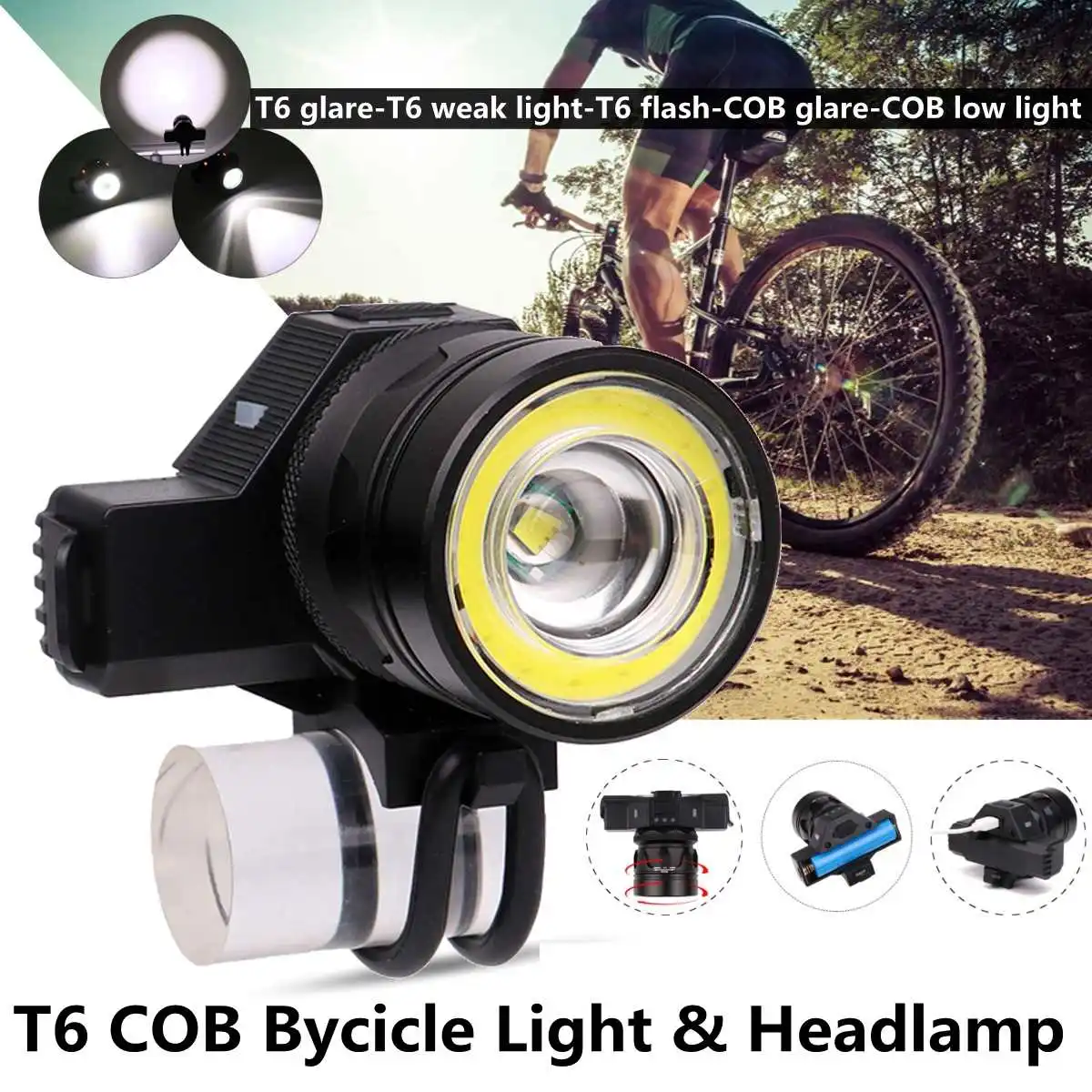 

t6 headlight 21000lm Smuxi headlamp 5 modes head light COB LED waterproof falshlight use 18650 for hunting cycling camping