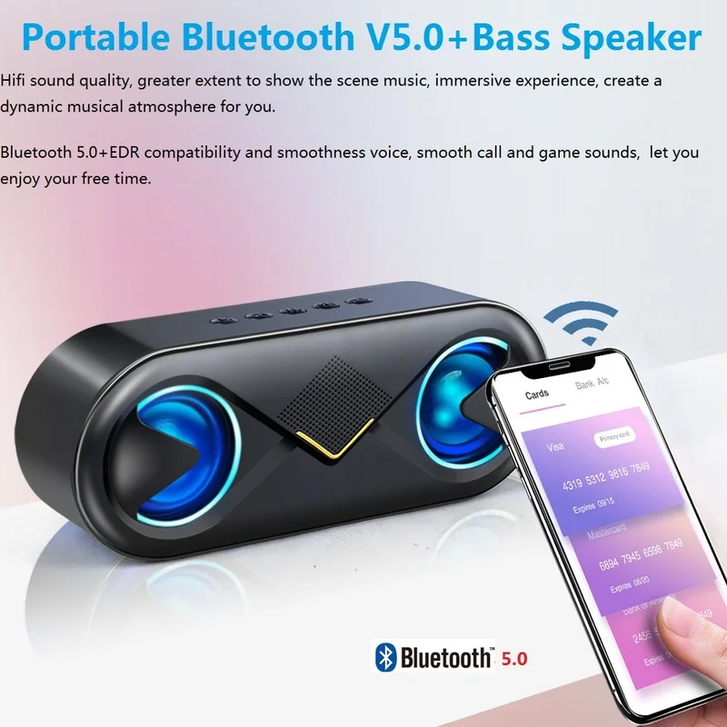 portable speaker bluetooth 5.0