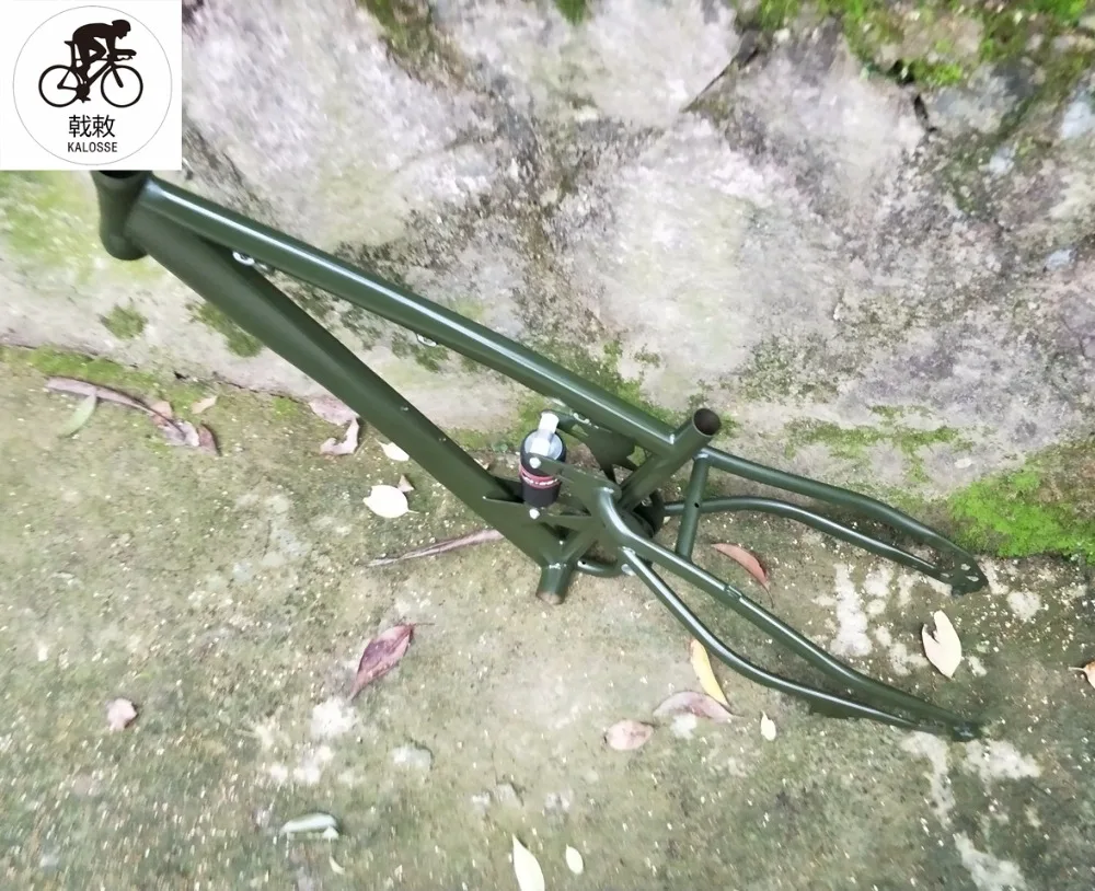 Discount Kalosse DIY colors 26*4.8 tires  mountain bike frame  190mm rear hubs    fat  bike frame   BB 120 mm   snow  bike frame 0