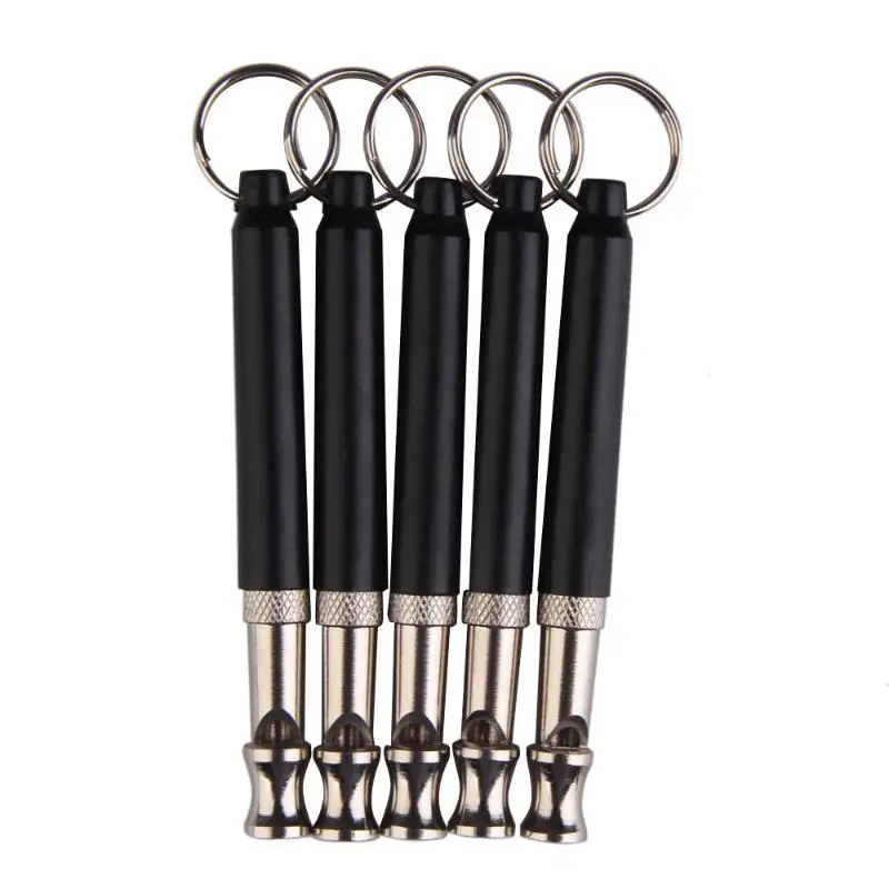 

1PC Two-tone Ultrasonic Flute Dog Cat Training Obedience Whistle Keychain Supersonic Sound Pitch Quiet Trainning Whistles