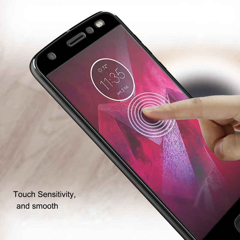3D закаленное стекло для Motorola Moto Z2 Force полное покрытие 9H защитная пленка Взрывозащищенная Защита экрана для Moto Z2 Force