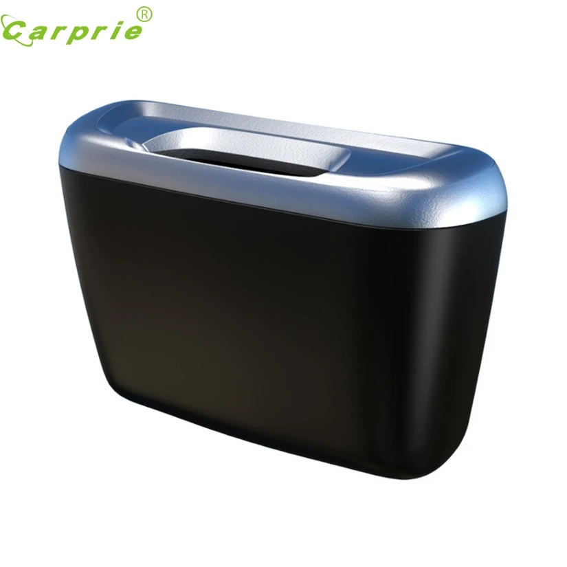 

CARPRIE Mini Car Auto Rubbish Dustbin Trash Can Garbage Dust Case Box Car Storage Case Car Trash Bin Car Accessories #4D