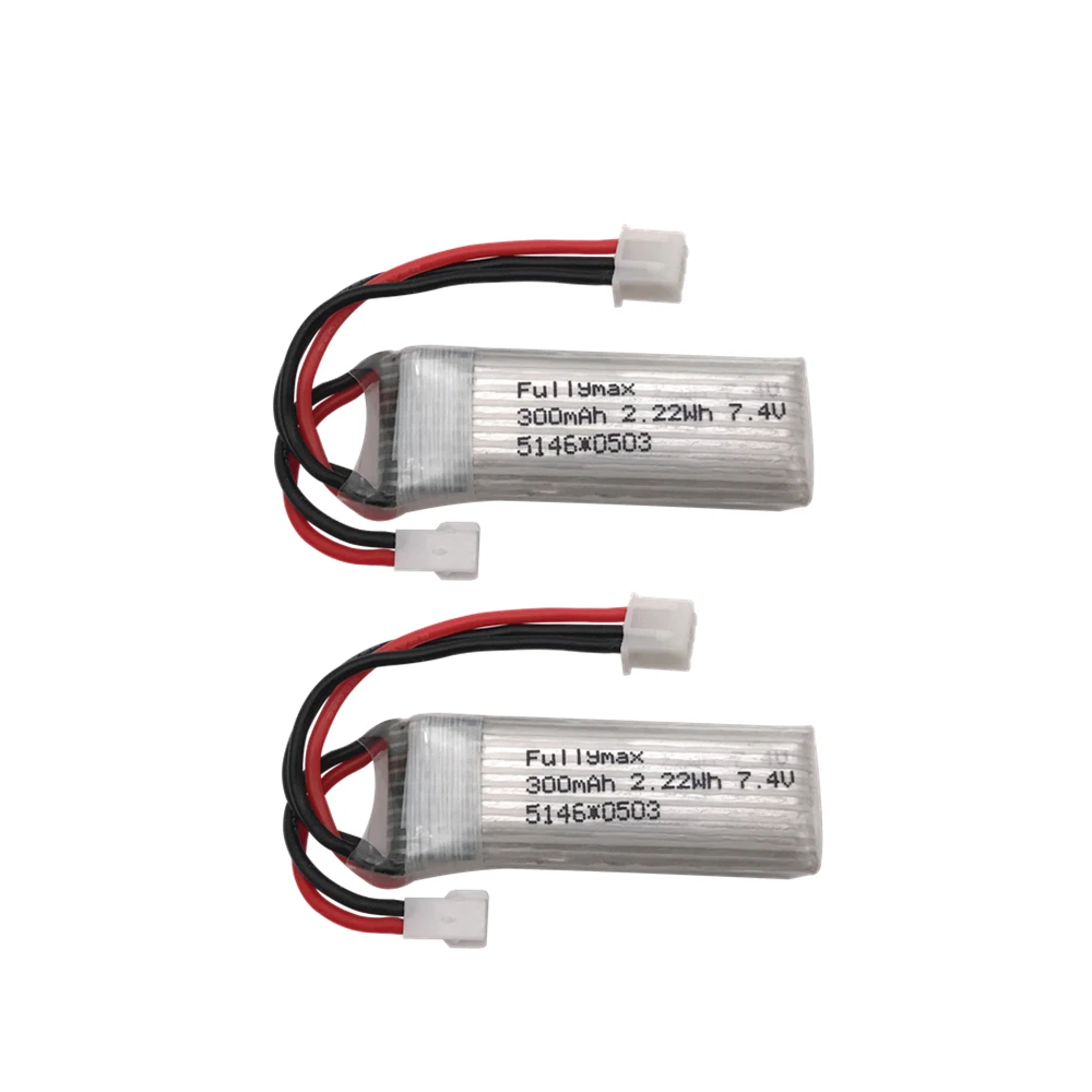 2 шт/7,4 V 300mAh 30c Li-Po батарея для WLtoys F959 самолет запасная часть XK DHC-2 A600 RC самолет