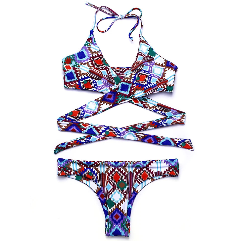 

BANDEA 2017 New Sexy solid bikini Swimwear Women halter Swimsuit summer female Beachwear brazilian bikini set AF01ZH023