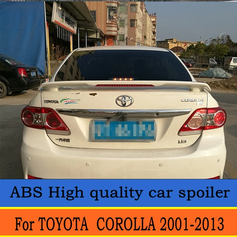 Золотой код corolla 2001 до 2013 Высокое качество предотвращает падение ABS спойлер