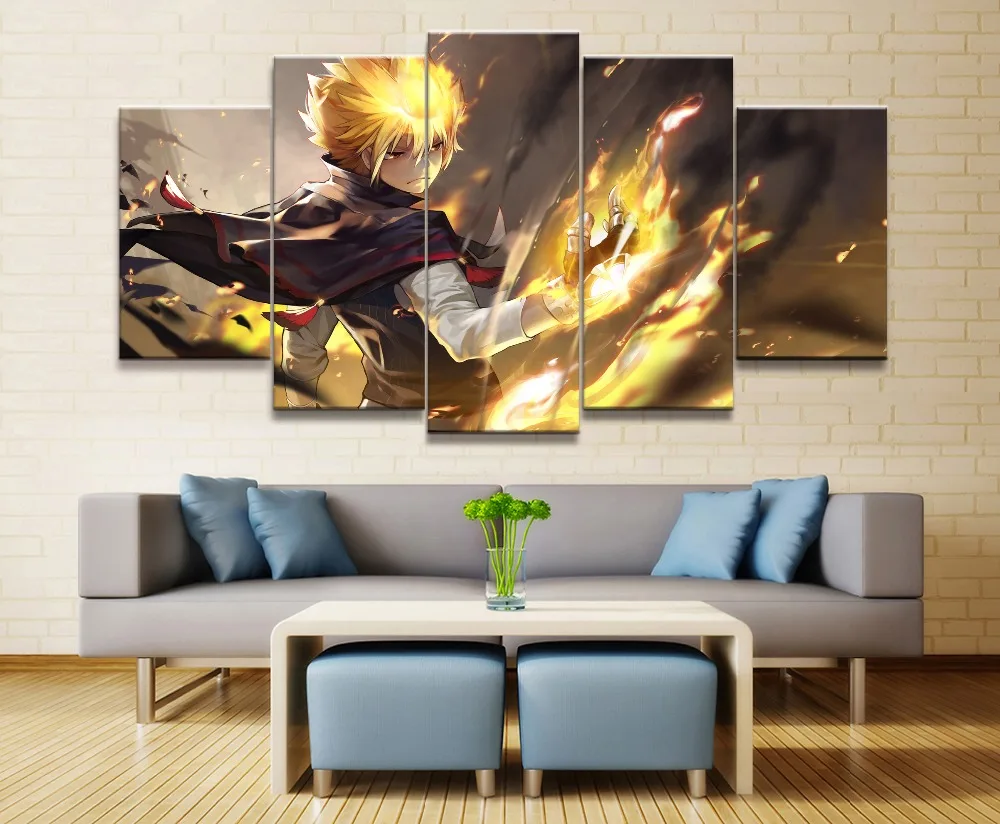 

HITMAN REBORN Anime 5 Piece HD Print Home Painting Wall Art Canvas Modern Decorative Artwork Art For Living Wall Art Painting