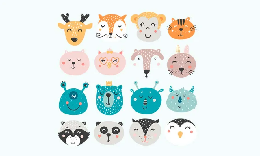 Colife Cartoon Patches Iron On Patches For Children's T-shirt Dresses A-level Washable Stickers Heat Press Appliqued