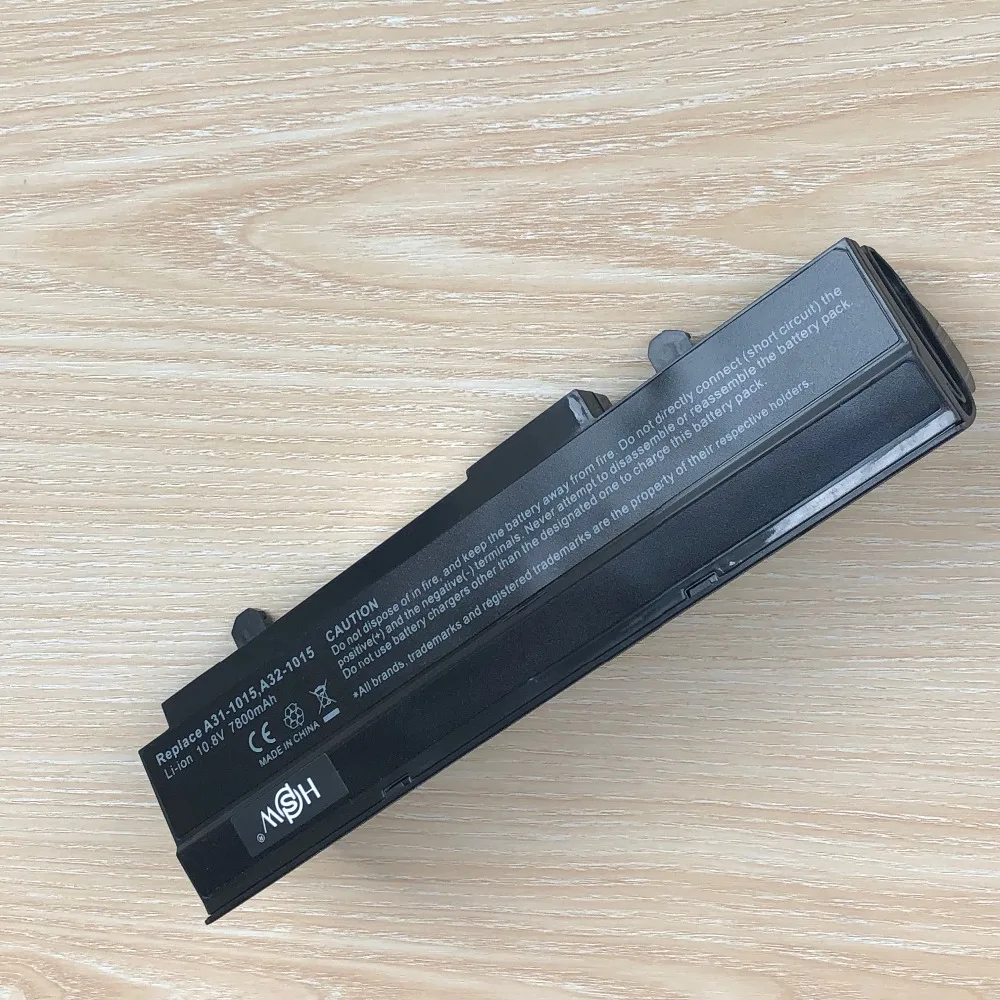 Cena 7800mAH czarny Laptop bateria do ASUS Eee PC VX6 1011 1015 1015 P 1015PE 1016 1215N 1215B A31 1015 A32 1015 AL31 1015 PL32 1015