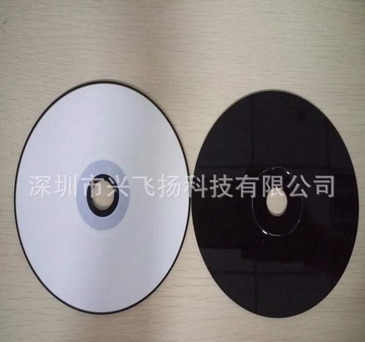 5 дисков пустые черно-белые для печати 700 Мб CD-R диски