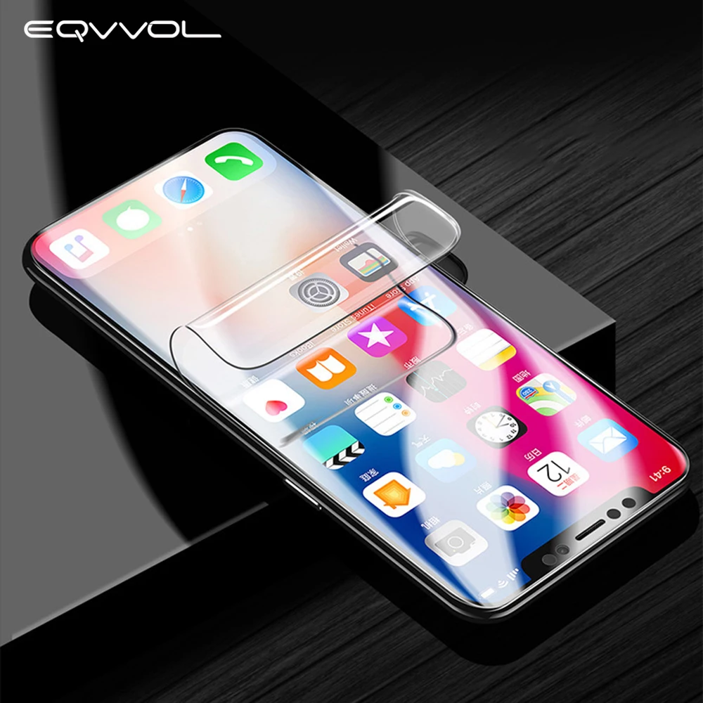 Мягкая Гидрогелевая пленка Eqvvol для Huawei P20 P10 P9 Lite 9D Защитная с полным покрытием Mate