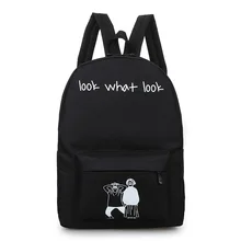 Simple canvas campus junior high school student bag fashion men and women general backpack daily travel shoulder bag simple canvas backpack japan and south korea version of the bag men s youth campus students travel shoulder bag