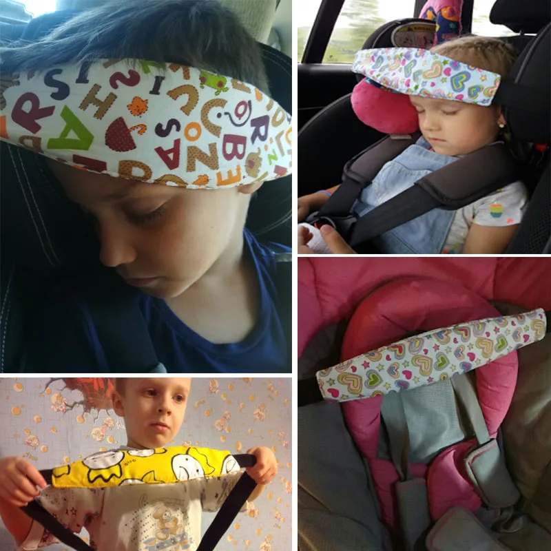 Младенцы ребенок головы поддержка безопасности крепления ремень Регулируемый Детский манеж безопасности автомобиля позиционер сна