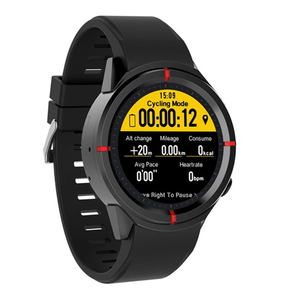 GW12 GPS Tracker Wearable SIM Call Heart Rate Monitor GSM Fitness