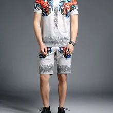 Спортивный костюм летний костюм хип-хоп мужской комплект из 2 предметов