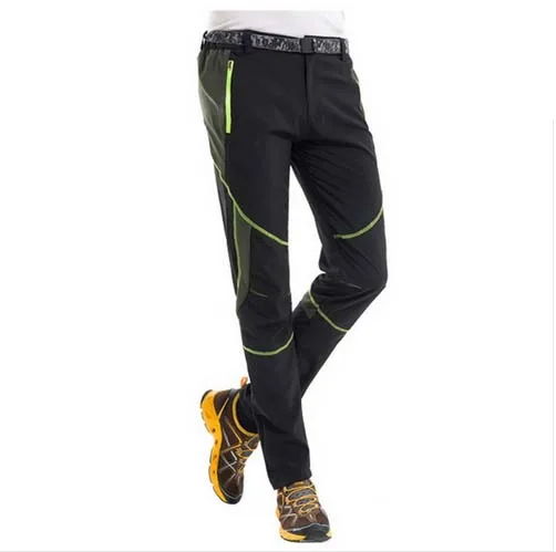 MAZEROUT verano hombre ciclismo pesca pantalones de Trekking de viajes de senderismo pantalones al aire libre de los hombres anti-UV transpirable pantalones camping 3XL P36