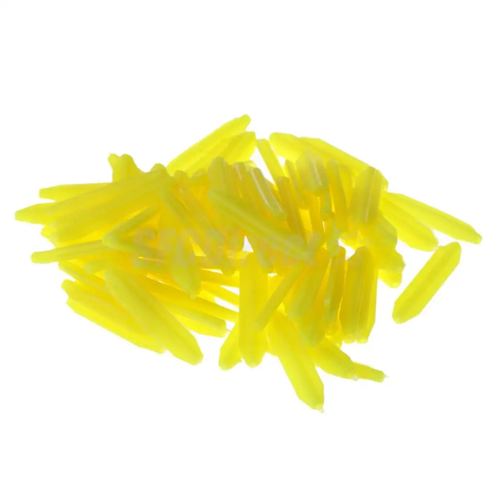100Pcs Bright Colors Cylinder Strike Indicator Fishing Floats Trout Salmon Floats Float Fly Fishing Tackle