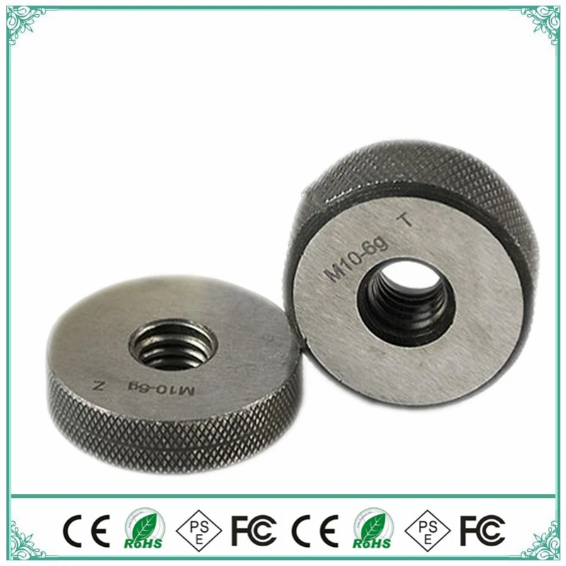 High precision Thread ring gauge GO/NO GO Gage Metric Gauge 6g