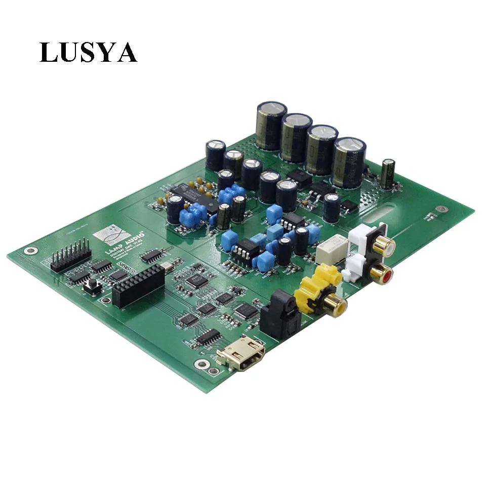 Lusya TDA1547 HiFI DAC Decoder Board USB fiber coaxial I2S input hard solution DSD decoder board Lusya TDA1547 HiFI DAC Decoder Board USB fiber coaxial I2S input hard solution DSD decoder board
