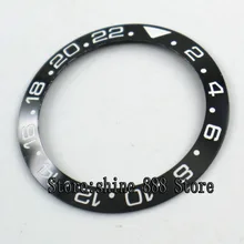 39.8 мм высокого качества черный керамический ободок вставка для 43 мм GMT часы сделаны Парнис