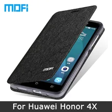 Mofi Phone Case For Huawei Honor 4X Flip leather cover+TPU soft case Stand holder for huawei honor 4x 5.5 inch Water Cube Series