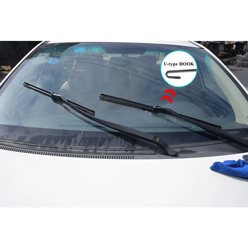 U тип мягкая Безрамное резиновые Стеклоочиститель Blade для Chevrolet Suburban 1992 1999 2000 2006 2007