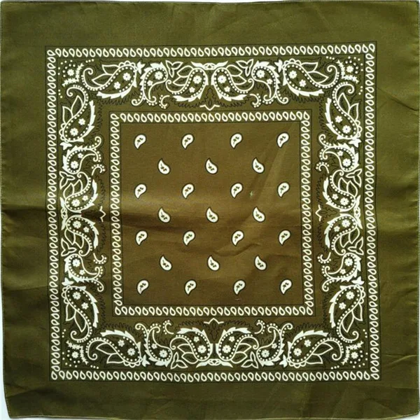 Amy green bandana 1 шт. бандана шарф мужской лента унисекс хип хоп Красная Бандана головной убор волосы на шею высокого качества шарф бандана Мужские квадратные шарфы принт носовые платки - Цвет: Amy green bandana