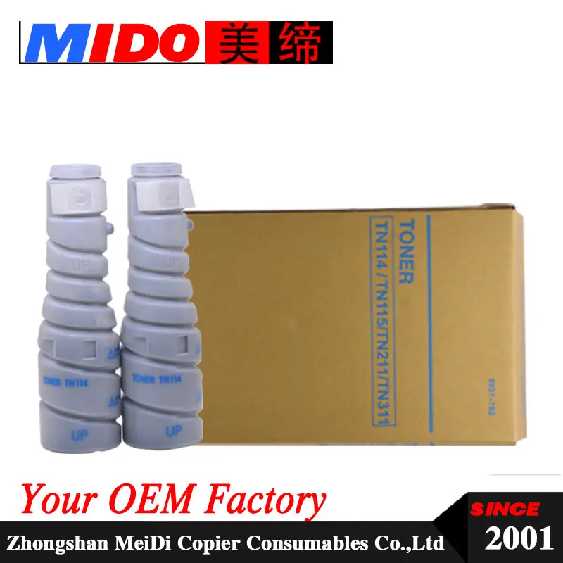 

Toner cartridge TN114 114 14 compatible Bizhub 162 210 7516
