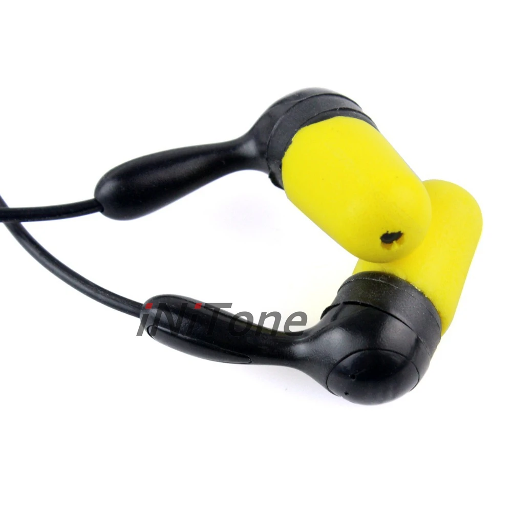 

New Straight Flexible Listen Only Receive Earpiece 3.5mm Mono JackTransparentfor for Motorola HT1000 HT1250 XTS5000 Headset