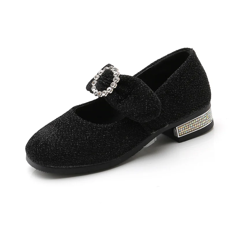 Autumn Winter Bling Bling children's shoes Girl Princess shoes Kids Dancing Wedding Party Shoes For Girls Black Pink 4 5 6 7-15T Autumn Winter Bling Bling children's shoes Girl Princess shoes Kids Dancing Wedding Party Shoes For Girls Black Pink 4 5 6 7-15T