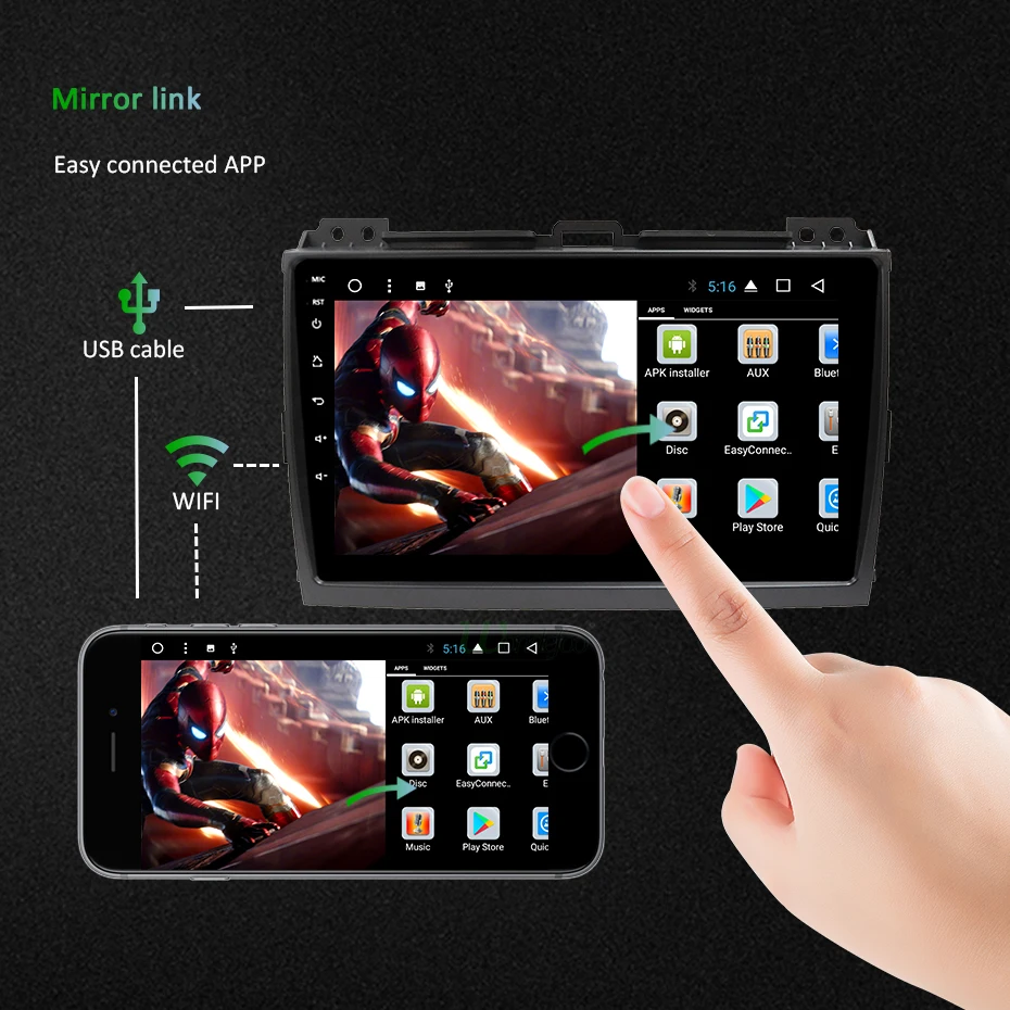 Clearance DSP IPS Android 9.0 Car GPS Radio for Toyota LAND CRUISER Prado 120 Lexus GX470 Multimedia Screen Build in 4G MODEM Slot No DVD 23