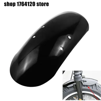 

Motorcycle Black Short Front Fender Custom Compatible for Harley Sportster 48 XL1200X XL1200 2010-2017