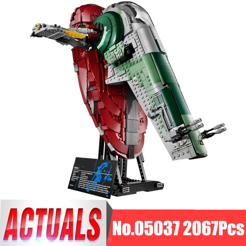 

HF Star Wars Figures 2067Pcs Slave 1 UCS Model Building Kits Blocks Bricks Educational Toys For Children Compatible With 75060