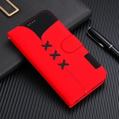 Кожаный чехол-книжка для samsung Galaxy A50, чехол-книжка с подставкой, чехол для телефона Etui, samsung A50 A 50 SM-A505F, чехол-книжка - Цвет: Red