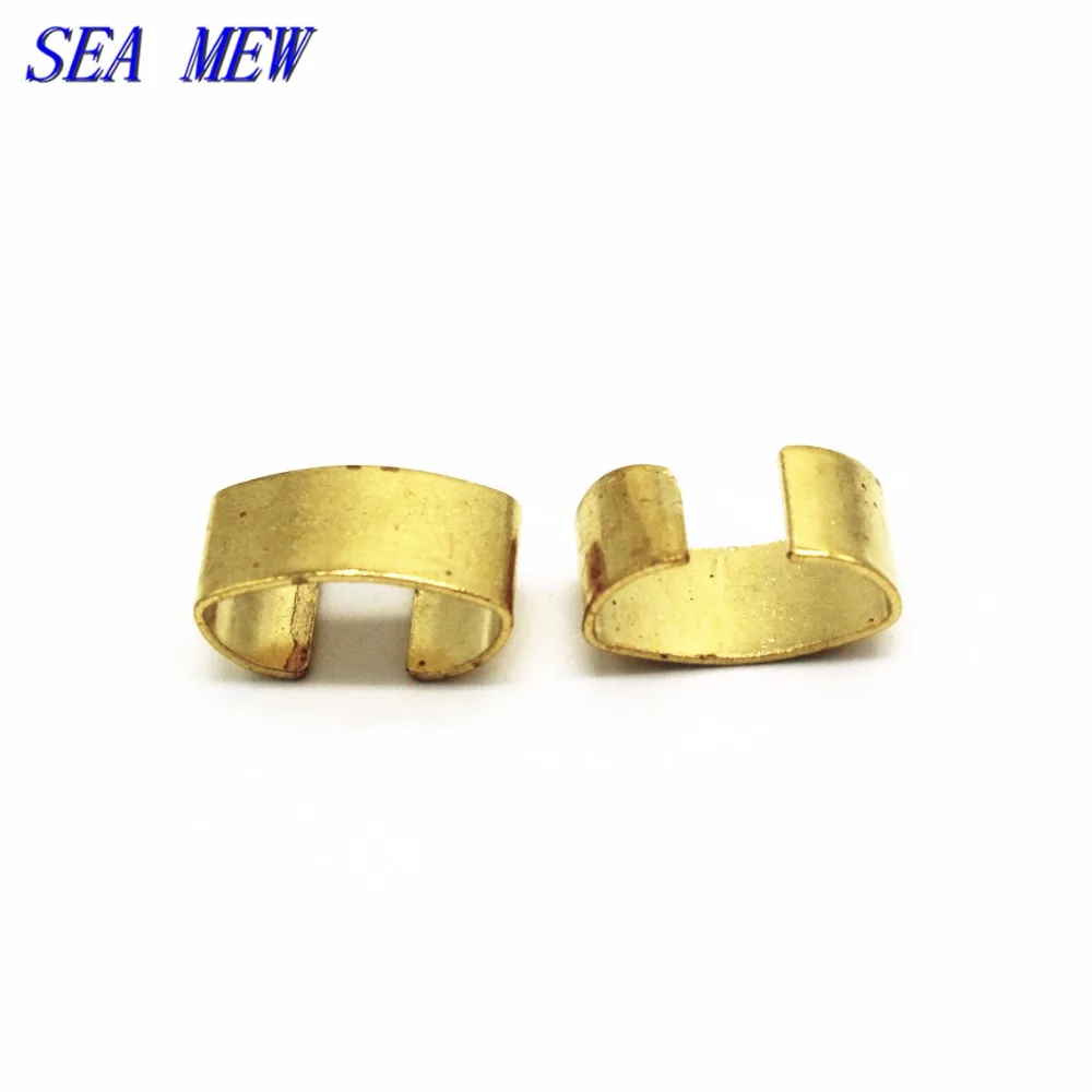 

200PCS Metal Brass C Shape Clips Clasps Buckle Bail Beads End Beads Jewelry Connectors Jewelry Findings DIY Accessories