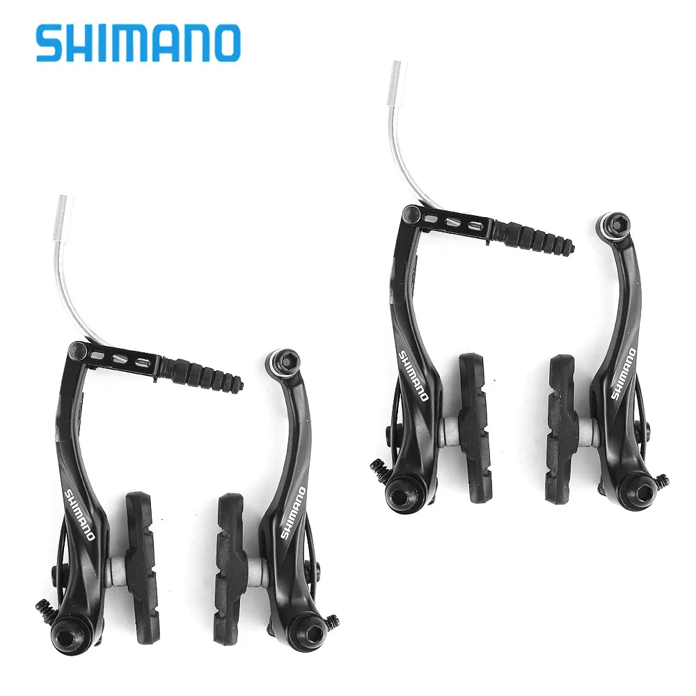 SHIMANO BR-T4000 Alivio линейный V тормоз велосипедный тормоз BR T4000 Модернизированный BR-M422 черный/серебристый спереди/сзади/комплект