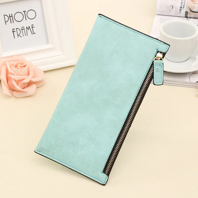 2016 New Long Style Letter Nubuck women wallets Female Lovely wallet card holder coin purse Holders