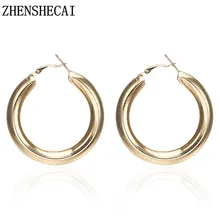 Маленькие круглые серьги-кольца, настоящие для мужчин и женщин, трендовые круглые серьги в стиле панк, серебряные, золотые для ушей, ювелирные изделия, аксессуары e0149