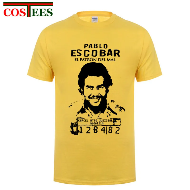 2017 летняя стильная новая брендовая одежда Plata O Plomo футболки мужские Pablo Escobar