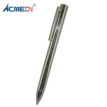 ACMEC Поворотная латунная шариковая ручка с гравировкой, дизайн волны, роскошная Серебристая шариковая ручка, офисные канцелярские принадлежности, подарки для бизнеса