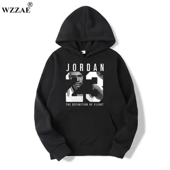

WZZAE 2019 Brand New Fashion JORDA 23 Men Sportswear Print Men Hoodies Pullover Hip Hop Mens tracksuit Sweatshirts Clothing