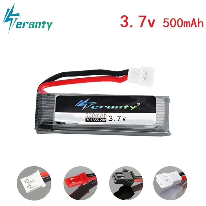 3,7 v 500mah литий-полимерный Батарея для JJRC H37 U815A U818A U819A L6052 L6036 V212 V222 H07 V929 V959 V930 V966 V977 X20 E50S E50 Батарея