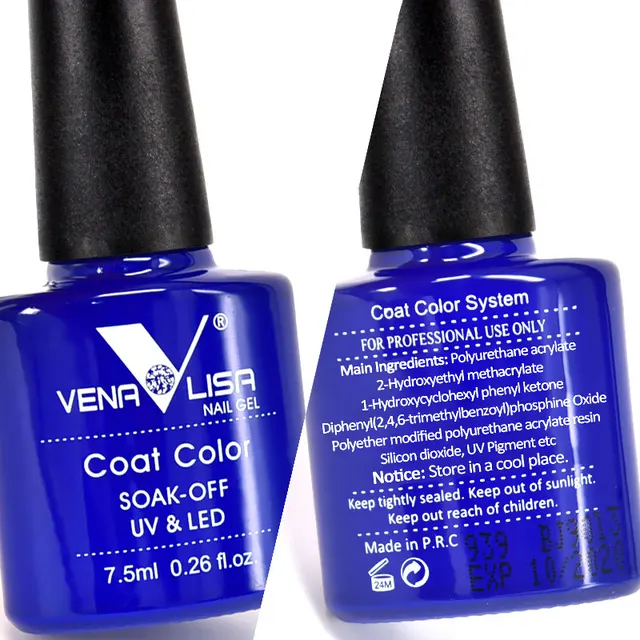 Nowe darmowe wysyłki Nail Art Design manicure Venalisa 60Kolor 7.5 ml wygrzewać szkliwo żel Polski żel UV lakier do paznokci Polski lakier lakierniczy -