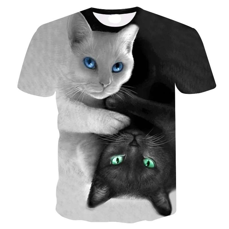 

ONSEME Religion Buddha Elephant 3D T Shirt Tops Dreamcatcher Eagle Prints T Shirts Cute YinYang Cat Tees Men Harajuku Tee Shirts
