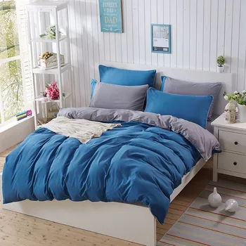 

Textiles 2018 Spring Solid Color Bedding Set Brief Bed Linens 5 Size Zebra-stripe Bed Sheet Microfiber Bed Linens Duvet Cover