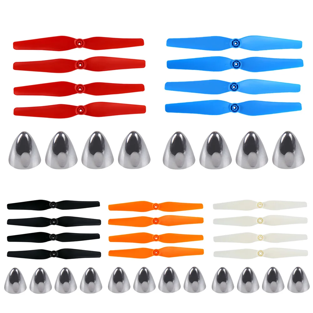 

X8C/W/G Spare Parts Set 4pcs Blade covers + 4pcs Propeller Black,White,Blue,Red,Orange
