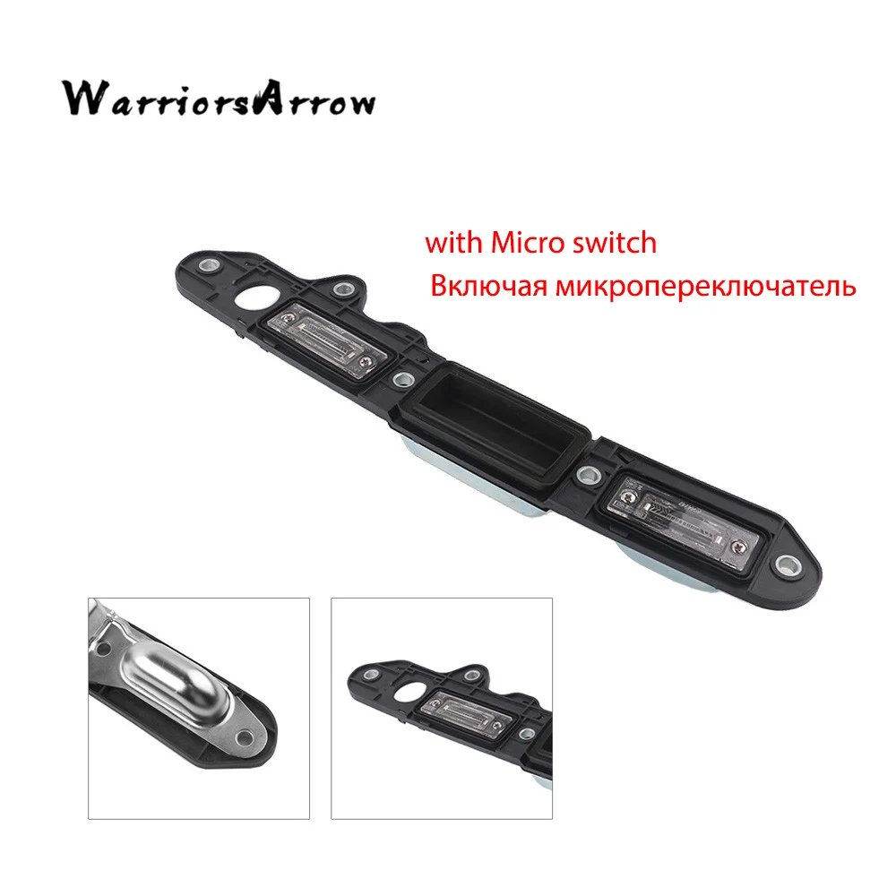 

Rear Trunk Lid Tailgate Shake Handle Bar License Light Plate w/ Micro Switch 1TD827574A For VW Golf Plus Jetta Passat B6 Touran
