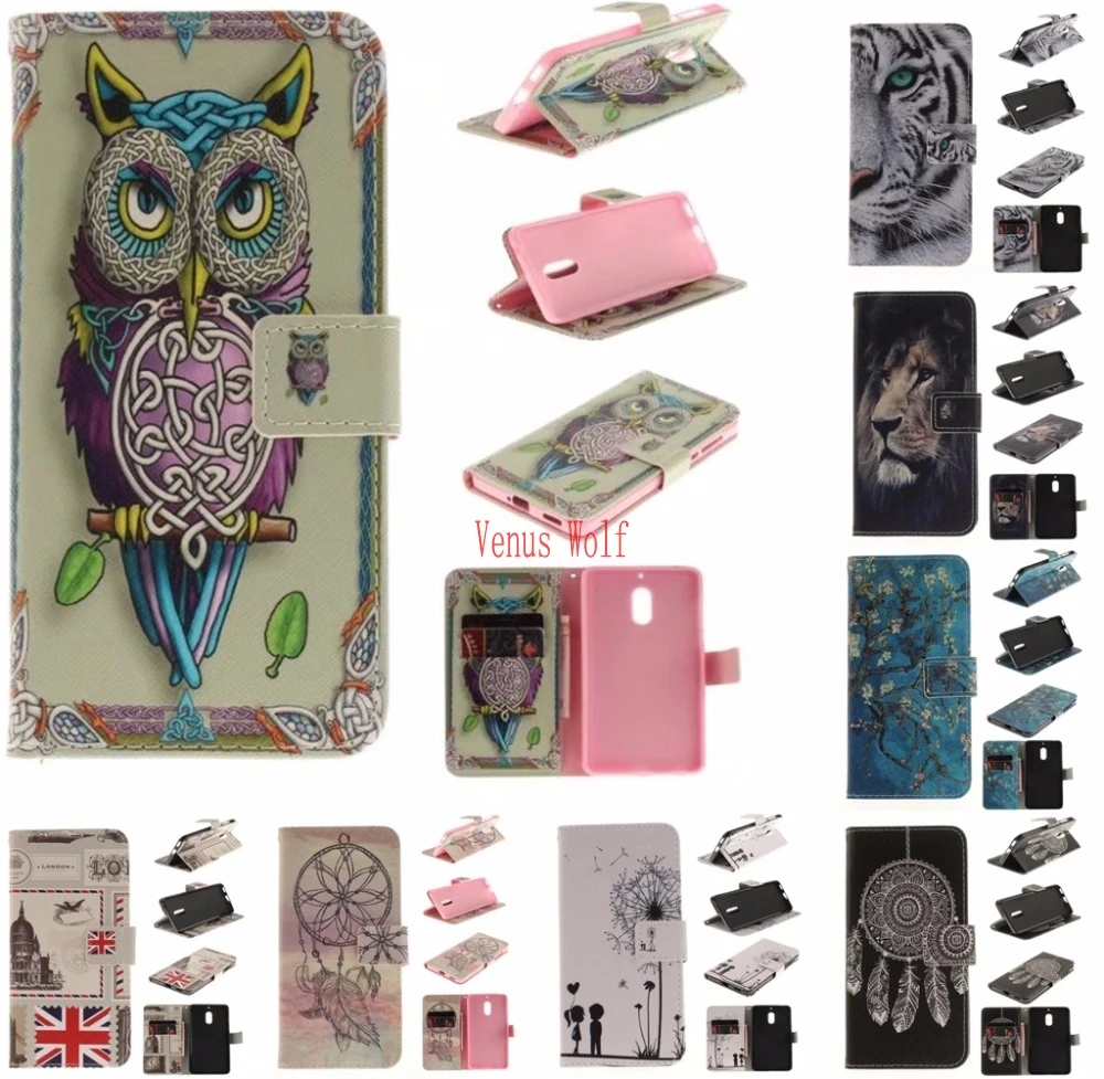 

for flip Nokia3 2017 TA-1032 TA-1020 Case Phone Leather Cover for Nokia5 Global Dual TA 1053 TA-1053 TA1024 Wallet Silicone Case