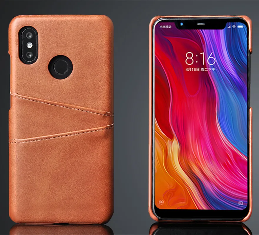 Кожаный чехол для Xiaomi Mi A2 A3 8 lite 9 SE Redmi Note 7 6 5 Pro 4X 6A pro S2 F1 кошелек с держателем